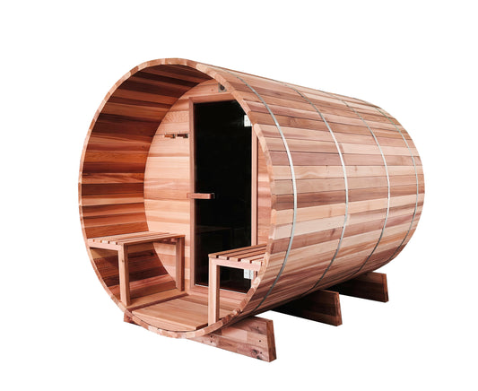 Outdoor Barrel Sauna - Red Cedar