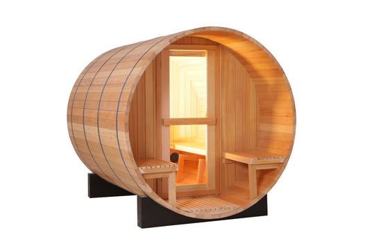 Outdoor Barrel Sauna - Hemlock